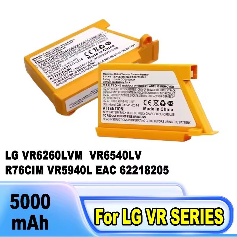 4S Lipo Battery 14.8V 6000Mah - แบตเตอรี่สูญญากาศสำหรับ LG VR6260LVM VR6540LV VR5940L VR6530LVM