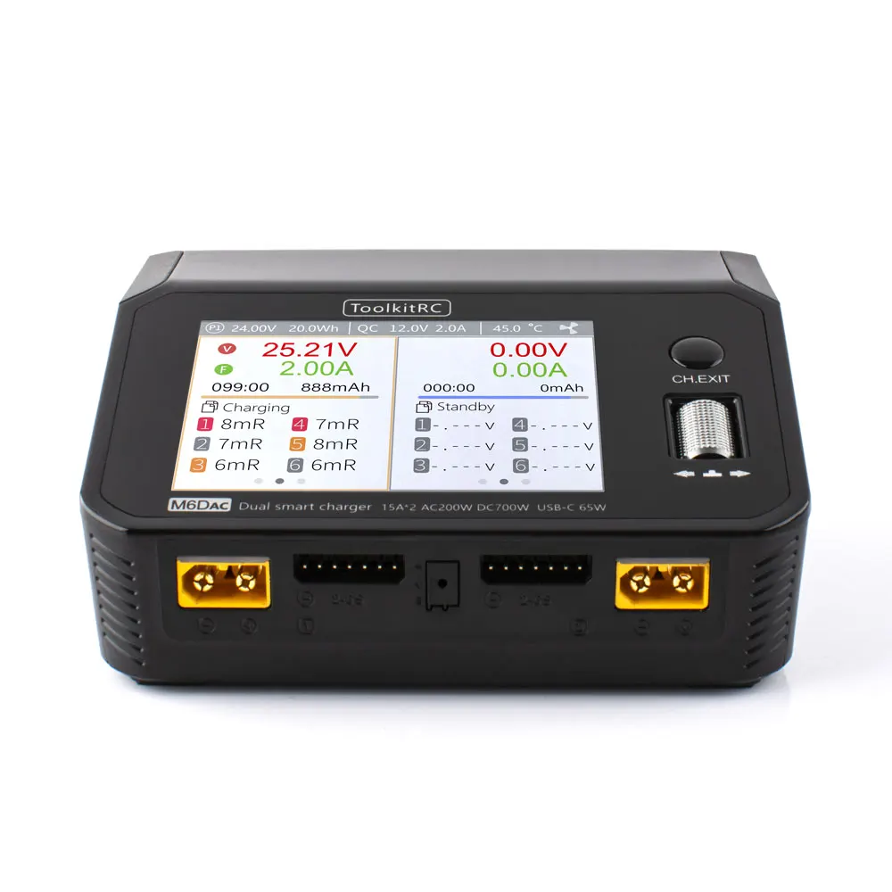 ToolkitRC M6DAC AC 200W DC 700 - Toolkitrc M6Dac Smart Charger บทวิจารณ์และราคา