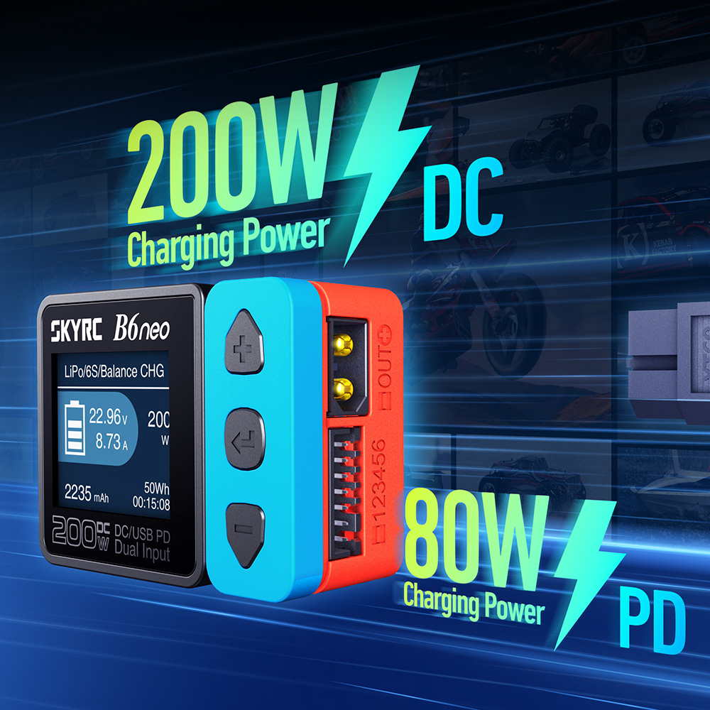 SkyRC B6 Neo เครื่องชาร์จอัจฉร - Skyrc B6 Neo Smart Charger บทวิจารณ์และราคา